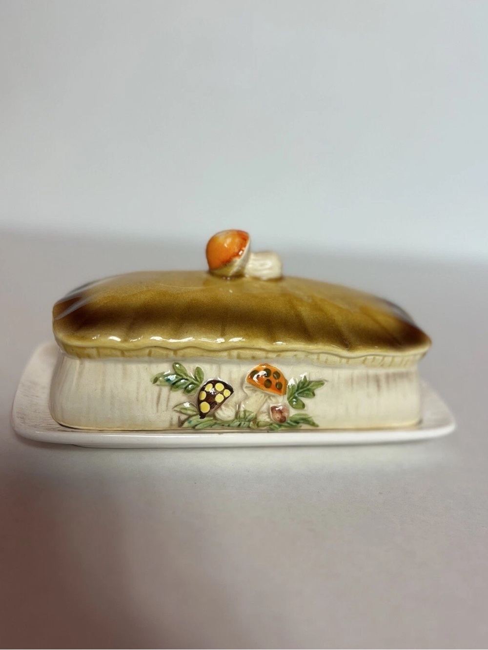 Sears Merry Mushroom Butter Dish